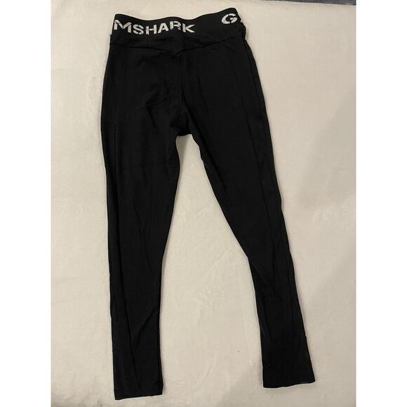Gymshark Leggings Legacy Black 7/8 Leggings Stretch XS Pockets Mesh Nylon Gym - Picture 3 of 6